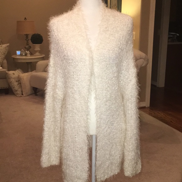 Fuzzy Chunky Cardigan Sweater - Picture 7 of 13